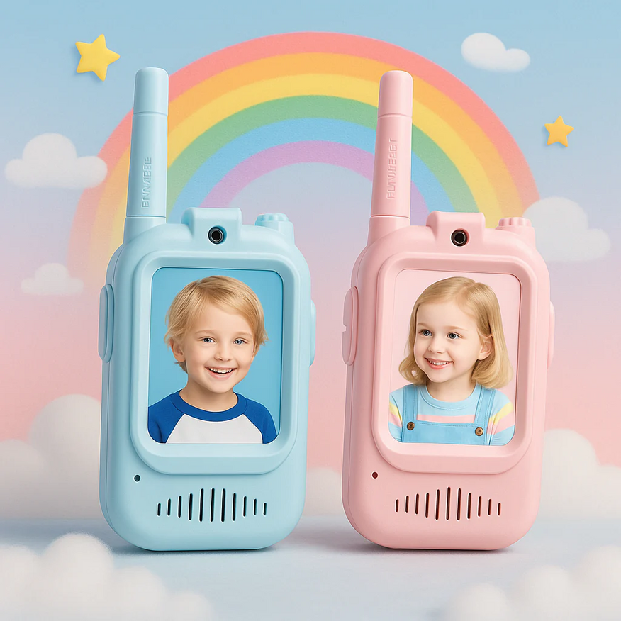 2 Talkie-walkie vidéo pour enfants