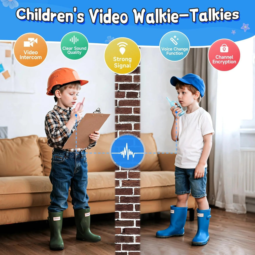 2 Talkie-walkie vidéo pour enfants